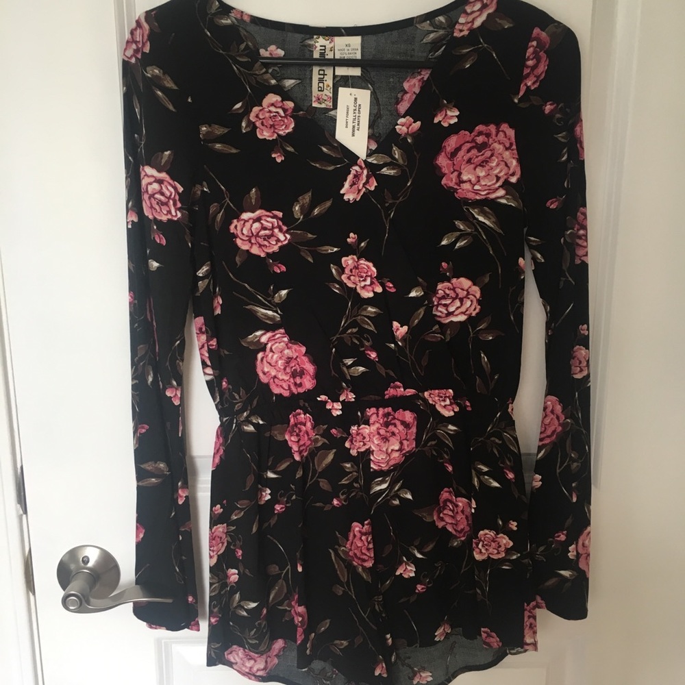 Floral romper - Picture 1 of 3
